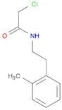 2-chloro-N-[2-(2-methylphenyl)ethyl]acetamide