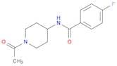 Benzamide, N-(1-acetyl-4-piperidinyl)-4-fluoro-