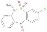 3-Chloro-6,11-dihydro-6-methyl-5,5,11-trioxodibenzo[c,f][1,2]thiazepine