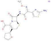 Sodium (6R,7R)-7-((Z)-2-(2-aminothiazol-4-yl)-2-(methoxyimino)acetamido)-8-oxo-3-((S)-tetrahydrofu…