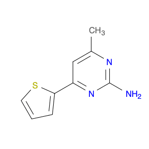 4-METHYL-6-(2-THIENYL)-2-PYRIMIDINAMINE