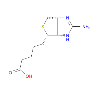 5-[(3aS,4S,6aR)-2-imino-hexahydro-1H-thieno[3,4-d]imidazolidin-4-yl]pentanoic acid
