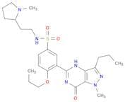 3-(1-Methyl-7-oxo-3-propyl-6,7-dihydro-1H-pyrazolo[4,3-d]pyrimidin-5-yl)-N-(2-(1-methylpyrrolidin-…