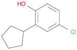 4-Chloro-2-cyclopentylphenol