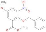 Methyl 2-(benzyloxy)-5-methoxy-3-nitrobenzenecarboxylate