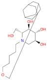 3,4,5-PIPERIDINETRIOL, 2-(HYDROXYMETHYL)-1-[5-(TRICYCLO[3.3.1.13,7]DEC-1-YLMETHOXY)PENTYL]-, (2R,3…