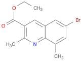 6-Bromo-2,8-dimethylquinoline-3-carboxylic acid ethyl ester