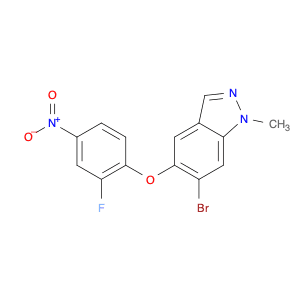 6-Bromo-5-(2-fluoro-4-nitrophenoxy)-1-methyl-1H-indazole