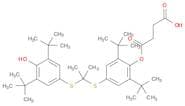 Butanedioic acid,1-[4-[[1-[[3,5-bis(1,1-dimethylethyl)-4-hydroxyphenyl]thio]-1-methylethyl]thio]-2…