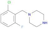 1-[(2-Chloro-6-fluorophenyl)methyl]piperazine