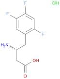 (R)-3-amino-4-(2,4,5-trifluorophenyl)butanoic acid, hydrochloride (1:1)