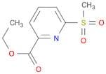 Ethyl 6-(methylsulfonyl)picolinate