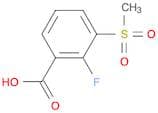 2-Fluoro-3-(methylsulfonyl)benzoic acid