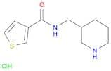 N-(Piperidin-3-ylmethyl)thiophene-3-carboxamide hydrochloride
