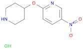 5-Nitro-2-(piperidin-4-yloxy)pyridine hydrochloride