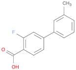 2-Fluoro-4-(3-methylphenyl)benzoic acid