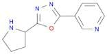 2-(Pyridin-3-yl)-5-(pyrrolidin-2-yl)-1,3,4-oxadiazole