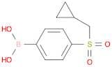 4-(Cyclopropylmethylsulfonyl)phenylboronic acid