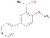 2-Methoxy-5-(pyridine-4-yl)phenylboronic acid