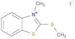 Benzothiazolium,3-methyl-2-(methylthio)-, iodide (1:1)