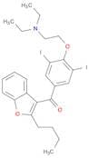 {2-[4-(2-butyl-1-benzofuran-3-carbonyl)-2,6-diiodophenoxy]ethyl}diethylamine