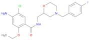 4-​Amino-​5-​chloro-​2-​ethoxy-​N-​[[4-​[(4-​fluorophenyl)​methyl]​-​2-​morpholinyl]​methyl]​benza…