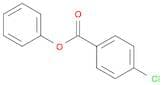 Benzoic acid,4-chloro-, phenyl ester