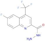 6-Fluoro-4-(trifluoromethyl)quinoline-2-carbohydrazide