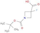 1-[(tert-butoxy)carbonyl]-3-fluoroazetidine-3-carboxylic acid