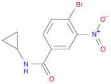 N-Cyclopropyl 4-bromo-3-nitrobenzamide