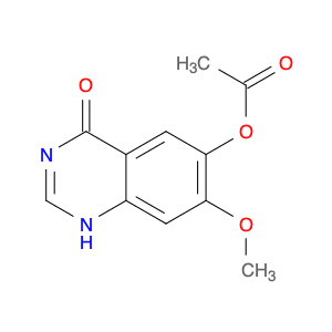 7-Methoxy-4-oxo-3,4-dihydroquinazolin-6-yl acetate