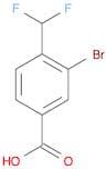 3-Bromo-4-(difluoromethyl)benzoic acid