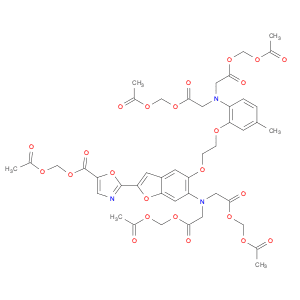 Bis(acetoxymethyl) 2,2'-((2-(5-((acetoxymethoxy)carbonyl)oxazol-2-yl)-5-(2-(2-(bis(2-(acetoxymetho…