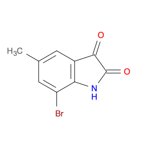 1H-Indole-2,3-dione,7-bromo-5-methyl-