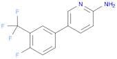 2-Amino-5-[4-fluoro-3-(trifluoromethyl)phenyl]pyridine