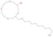 1,4,7,10-Tetraoxacyclotridecan-12-ol, 2-[(decyloxy)methyl]-