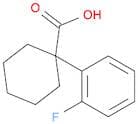 1-(2-fluorophenyl)cyclohexane-1-carboxylic acid