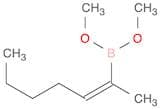 Boronic acid, [(1E)-1-methyl-1-hexenyl]-, dimethyl ester
