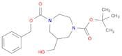 1-Benzyl 4-tert-butyl 6-(hydroxymethyl)-1,4-diazepane-1,4-dicarboxylate