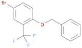 Benzene, 4-​bromo-​1-​(phenylmethoxy)​-​2-​(trifluoromethyl)​-