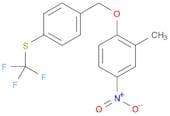 (4-((2-Methyl-4-nitrophenoxy)methyl)phenyl)(trifluoromethyl)sulfane