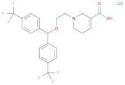3-Pyridinecarboxylic acid, 1-[2-[bis[4-(trifluoromethyl)phenyl]methoxy]ethyl]-1,2,5,6-tetrahydro-,…