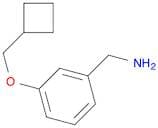 (3-(Cyclobutylmethoxy)phenyl)methanamine