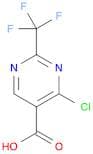 4-Chloro-2-(trifluoromethyl)pyrimidine-5-carboxylic acid