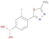 3-Fluoro-4-(5-methyl-1,3,4-oxadiazol-2-yl)phenylboronic acid