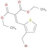 Diethyl 2-((3-(bromomethyl)thiophen-2-yl)methylene)malonate