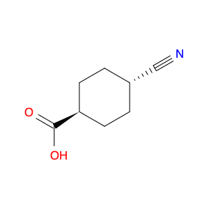 Cyclohexanecarboxylic acid, 4-cyano-, trans-