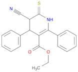 Ethyl 5-cyano-2,4-diphenyl-6-thioxo-1,4,5,6-tetrahydropyridine-3-carboxylate