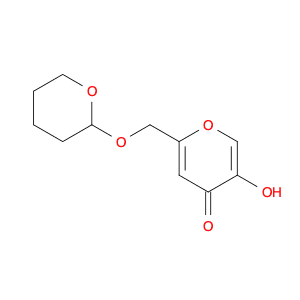 4H-Pyran-4-one, 5-hydroxy-2-[[(tetrahydro-2H-pyran-2-yl)oxy]methyl]-