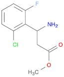 Methyl 3-amino-3-(2-chloro-6-fluorophenyl)propanoate